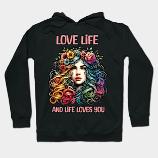 Women Inspiration Saying Motivational love life,Inspiration for women, Positive quote for women, Positive quote for girl Hoodie